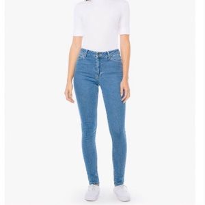 American Apparel The Pencil Pant Hi Waist Jeans 26